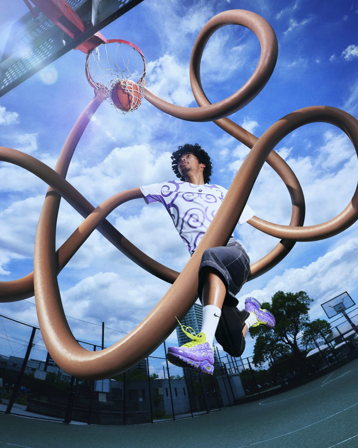 One Piece x Nike Air Max Plus Gomu Gomu - lateral oficial