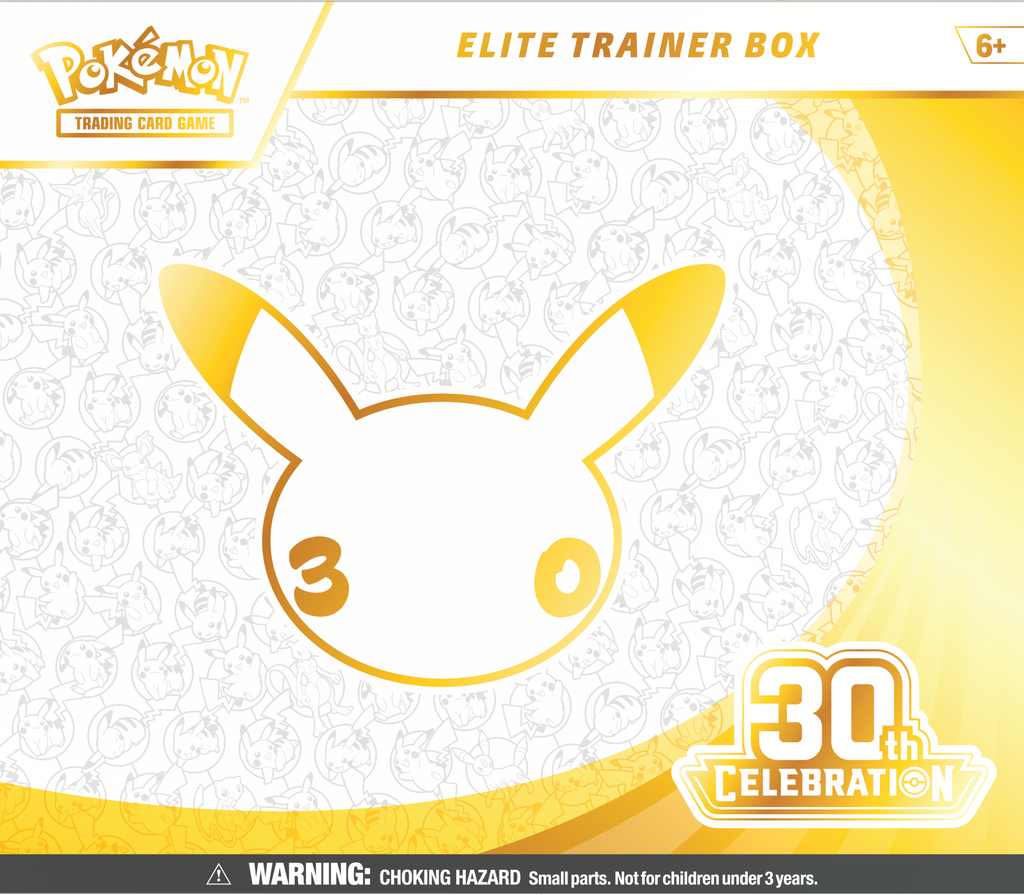 Pokémon TCG 30th Celebration Elite Trainer Box en inglés