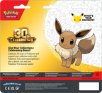 Pokémon TCG 30th Celebration 2-Pack Blister, trasera con carta de Eevee