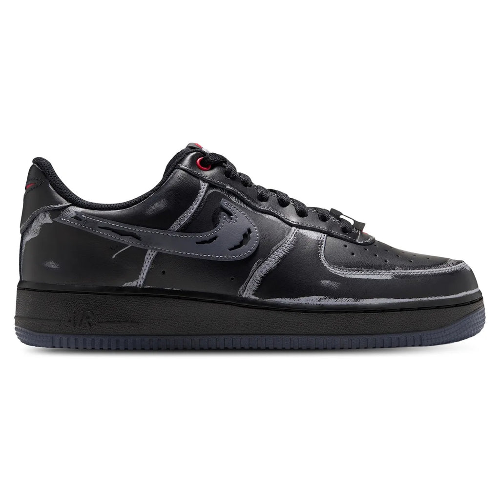 Nike Air Force 1 Low Scream Ghostface Black - vista lateral