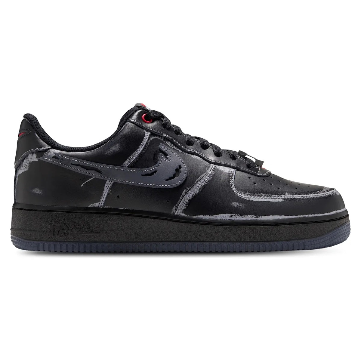 Nike Air Force 1 Low Scream Ghostface Black - vista lateral