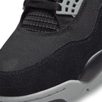 Air Jordan 4 Retro SE Black Canvas - puntera