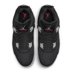 Air Jordan 4 Retro SE Black Canvas - vista superior