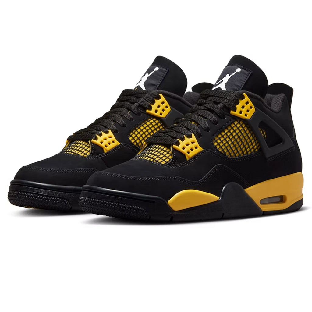 Air Jordan 4 Retro Thunder 2023 - vista frontal lateral