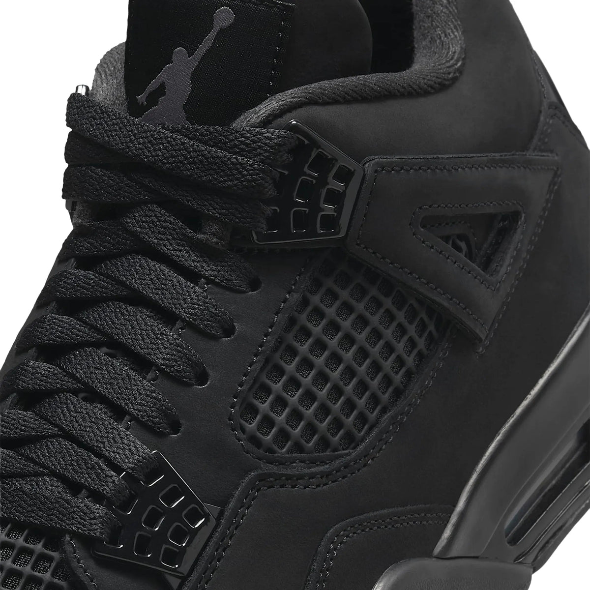 Air Jordan 4 Retro Black Cat (2025) - detalle