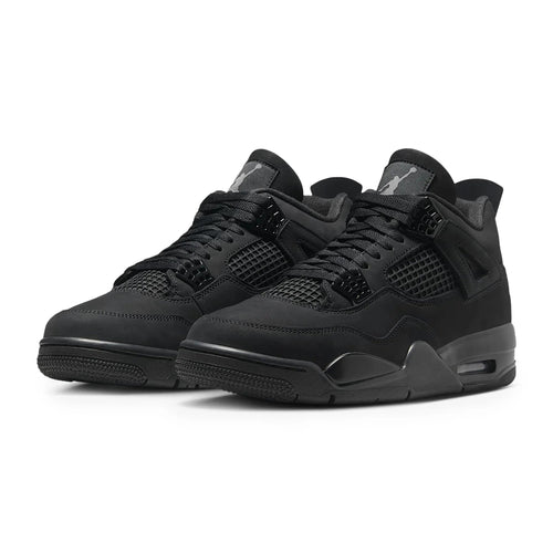 Air Jordan 4 Retro Black Cat (2025) - frontal lateral