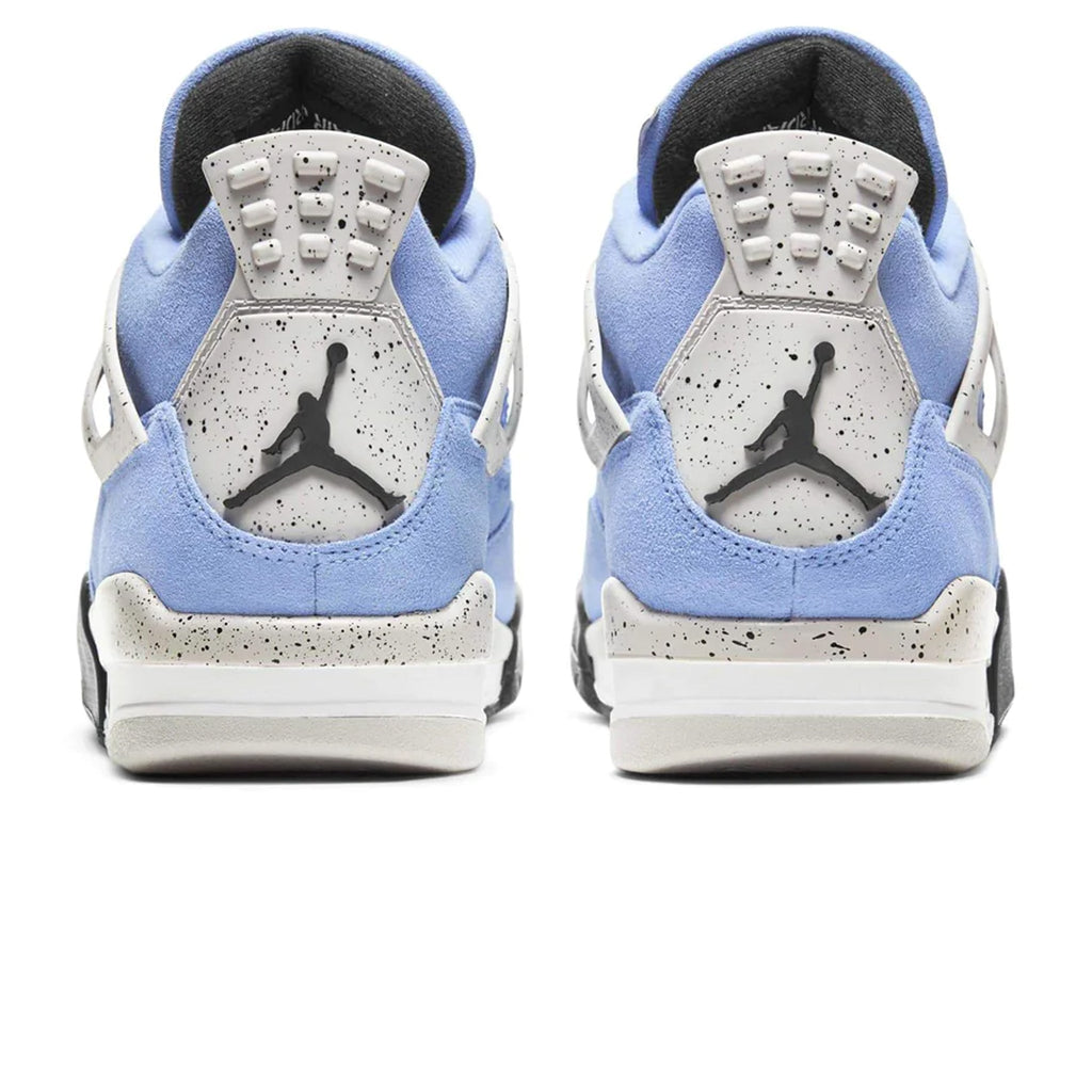 Air Jordan 4 Retro University Blue - vista del talón