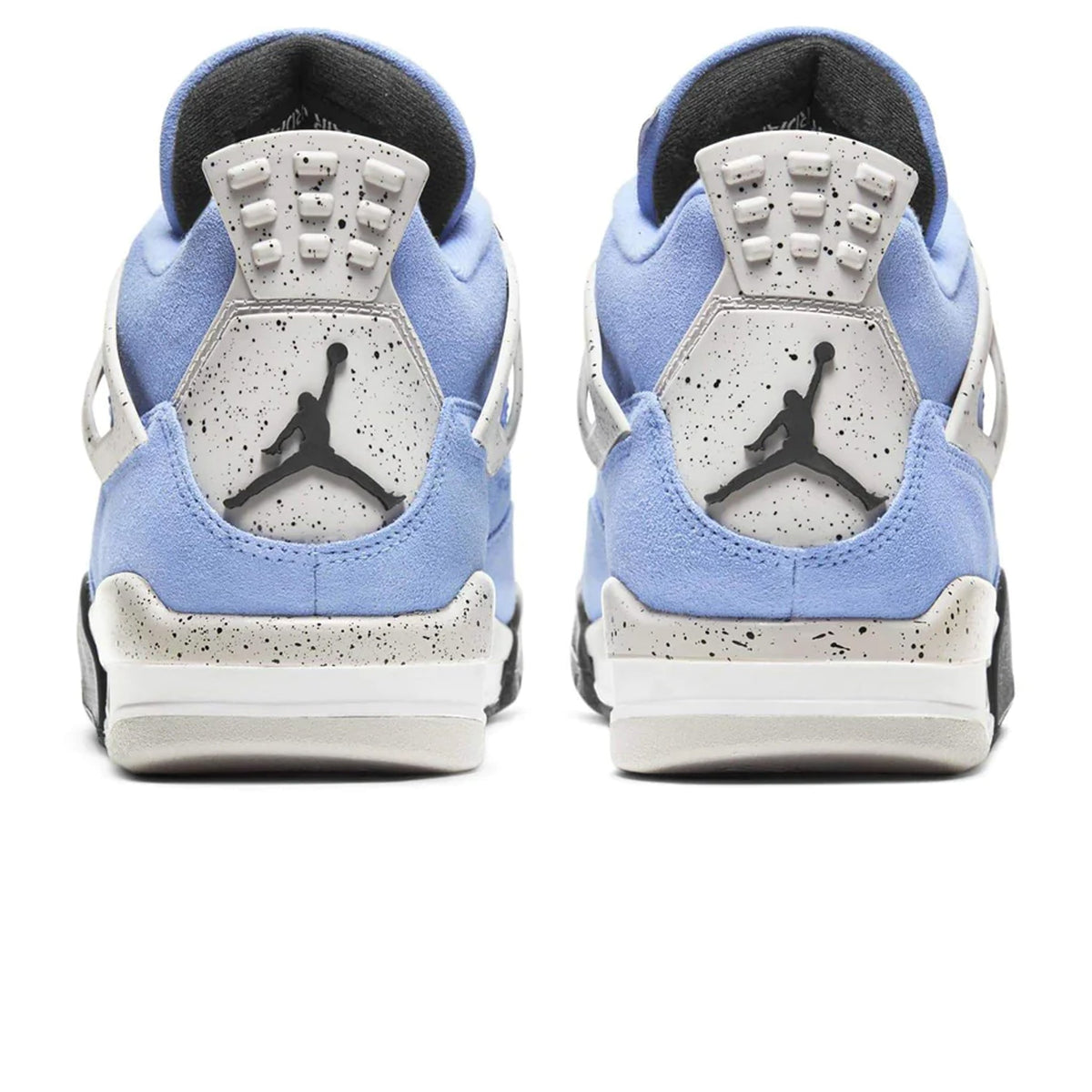 Air Jordan 4 Retro University Blue - vista del talón