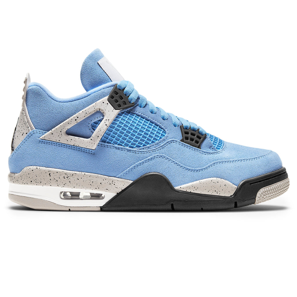 Air Jordan 4 Retro University Blue - vista lateral