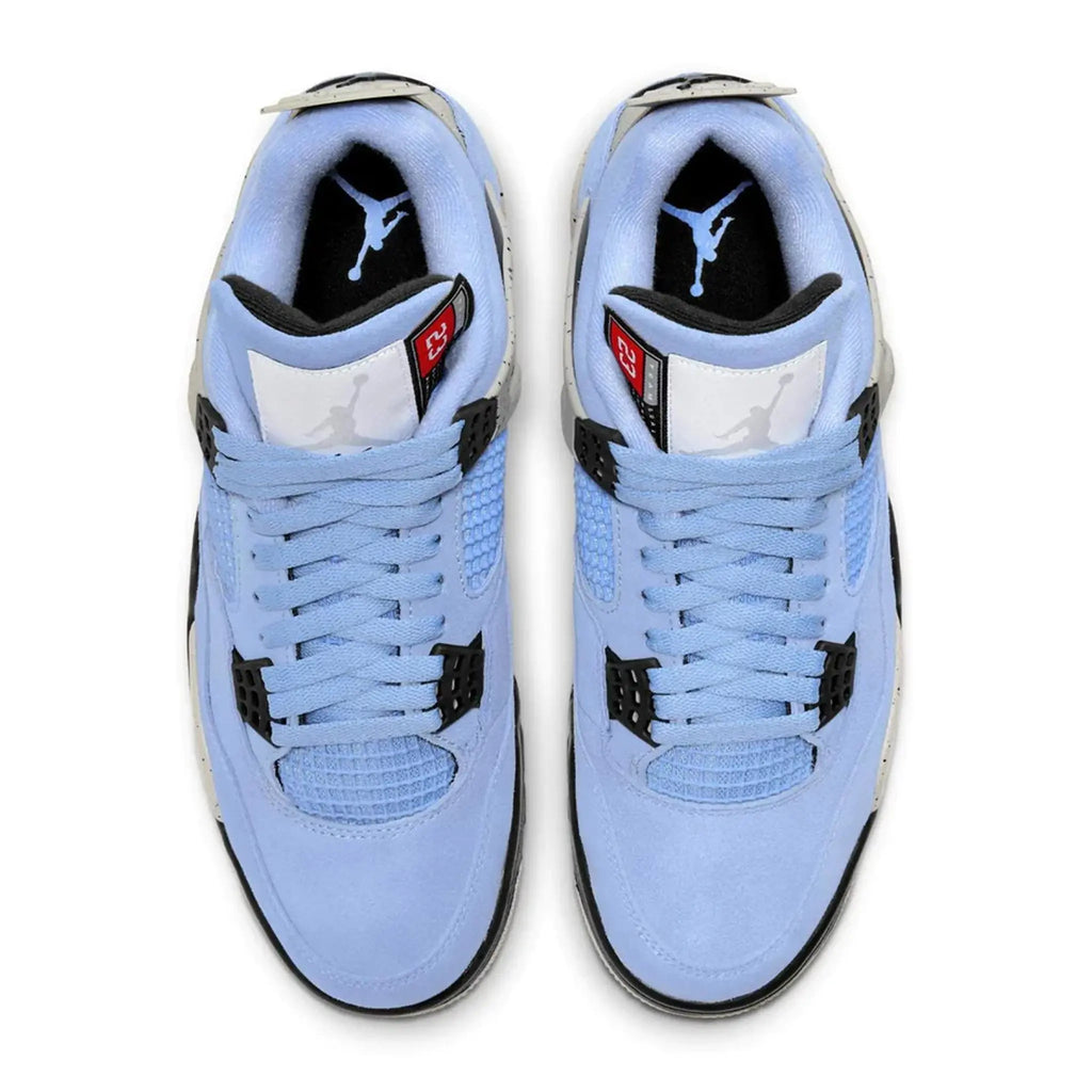 Air Jordan 4 Retro University Blue - vista superior