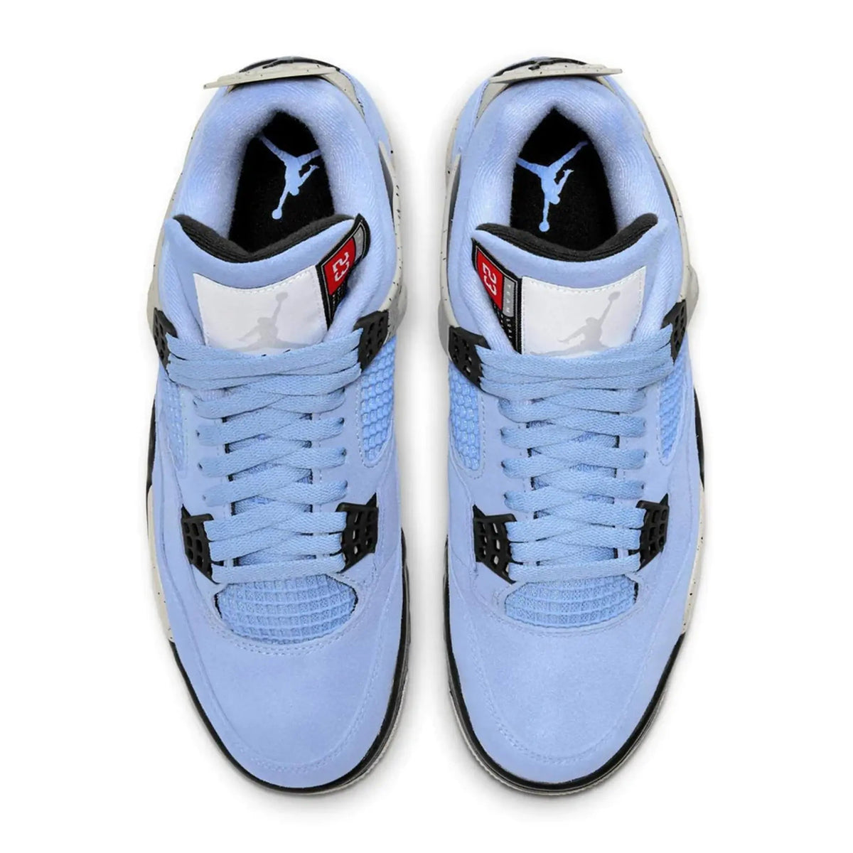 Air Jordan 4 Retro University Blue - vista superior