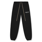 Fear Of God Essentials Fleece Black Sweatpants FW24 - frontal