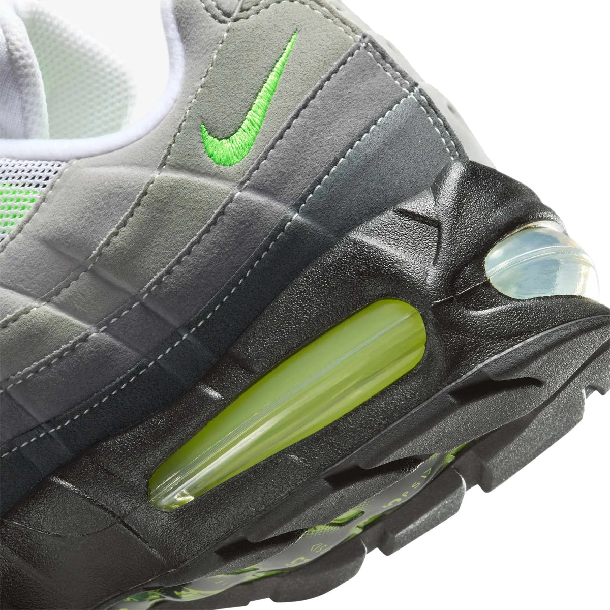 Nike Air Max 95 OG Big Bubble Neon 2025 - detalle del logo