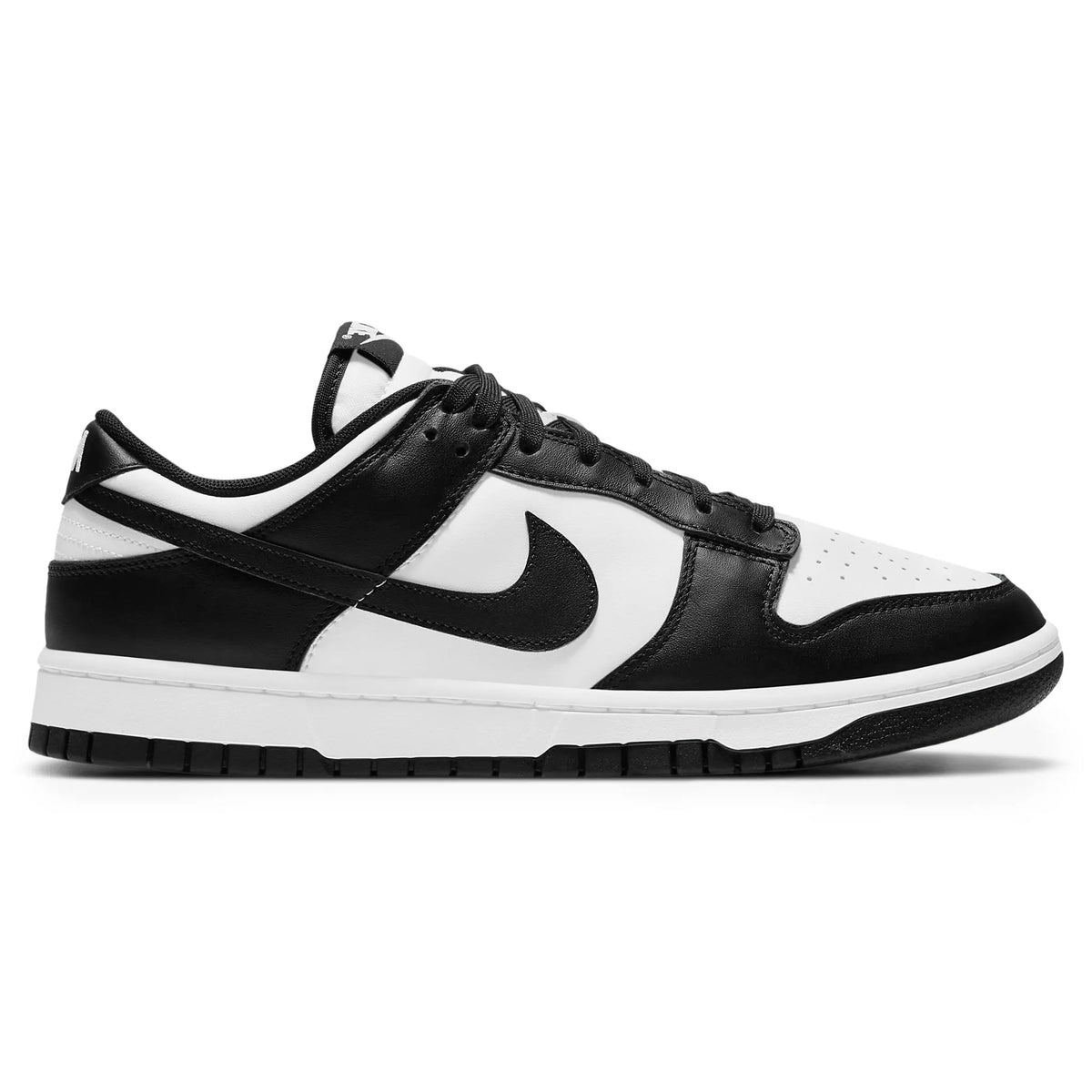 Nike Dunk Low Retro Black White Panda 2021 - vista lateral