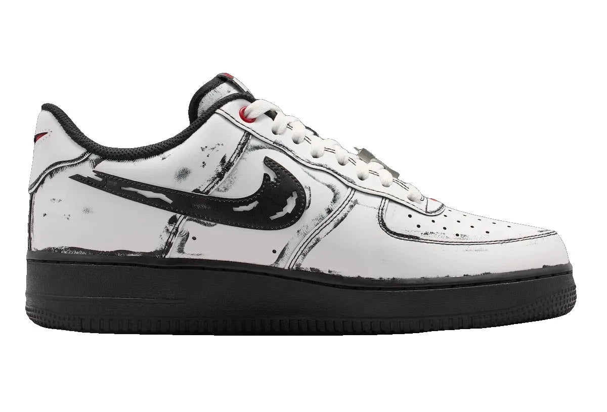 Nike Air Force 1 Low Scream Ghostface - lateral interior