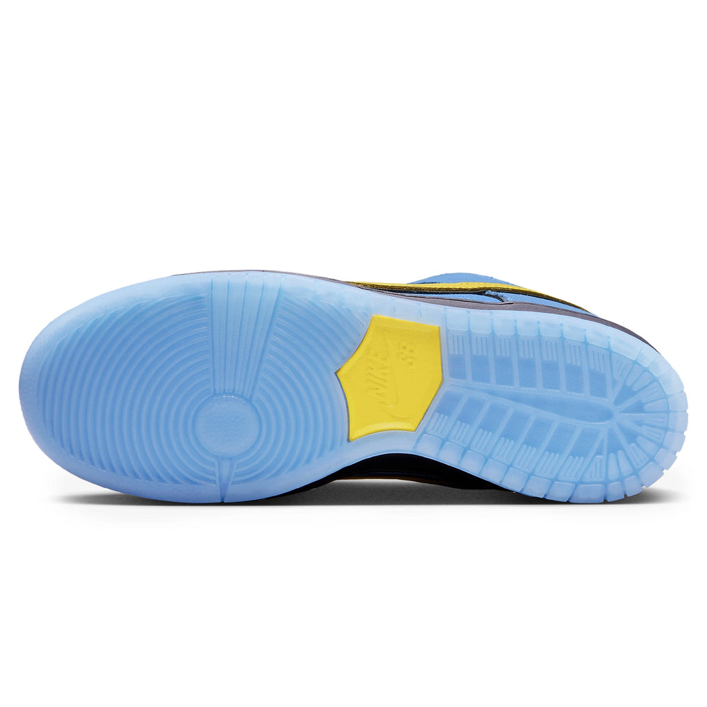 The Powerpuff Girls x Nike SB Dunk Low Bubbles FZ8320-400 - vista de la suela