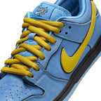 The Powerpuff Girls x Nike SB Dunk Low Bubbles FZ8320-400 - vista de la lengüeta