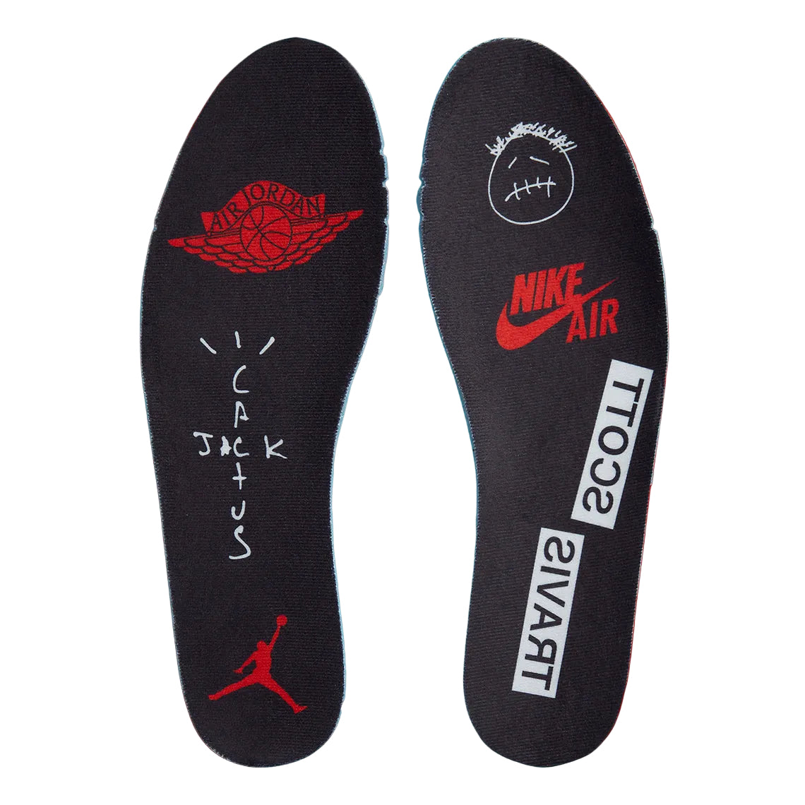 Travis Scott x Air Jordan 1 Low Black Phantom - trasera
