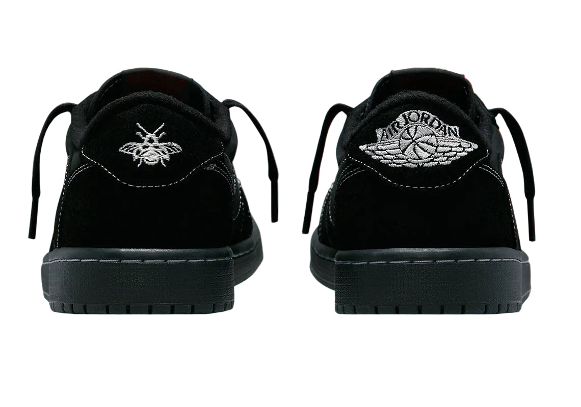 Travis Scott x Air Jordan 1 Low Black Phantom - 3/4