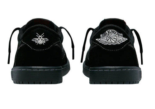 Travis Scott x Air Jordan 1 Low Black Phantom - 3/4