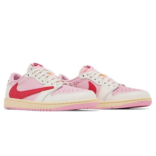 Zapatillas Travis Scott x Air Jordan 1 Low OG Tropical Pink - imagen 5