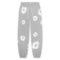 Denim Tears The Cotton Wreath Grey Sweatpants - vista frontal